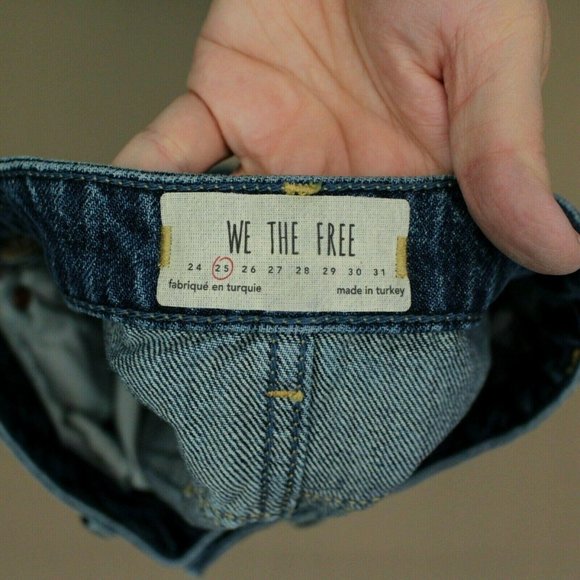 Free People We The Free A-Line Mini Skirt Raw Hem - Picture 3 of 5